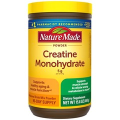 Nature Made Micronized Creatine Monohydrate 15.8 Ounce (Pack of 1), White