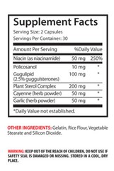 Control Cholesterol Absorption – Cholesterol Complex 460mg – Policosanol 20 3B