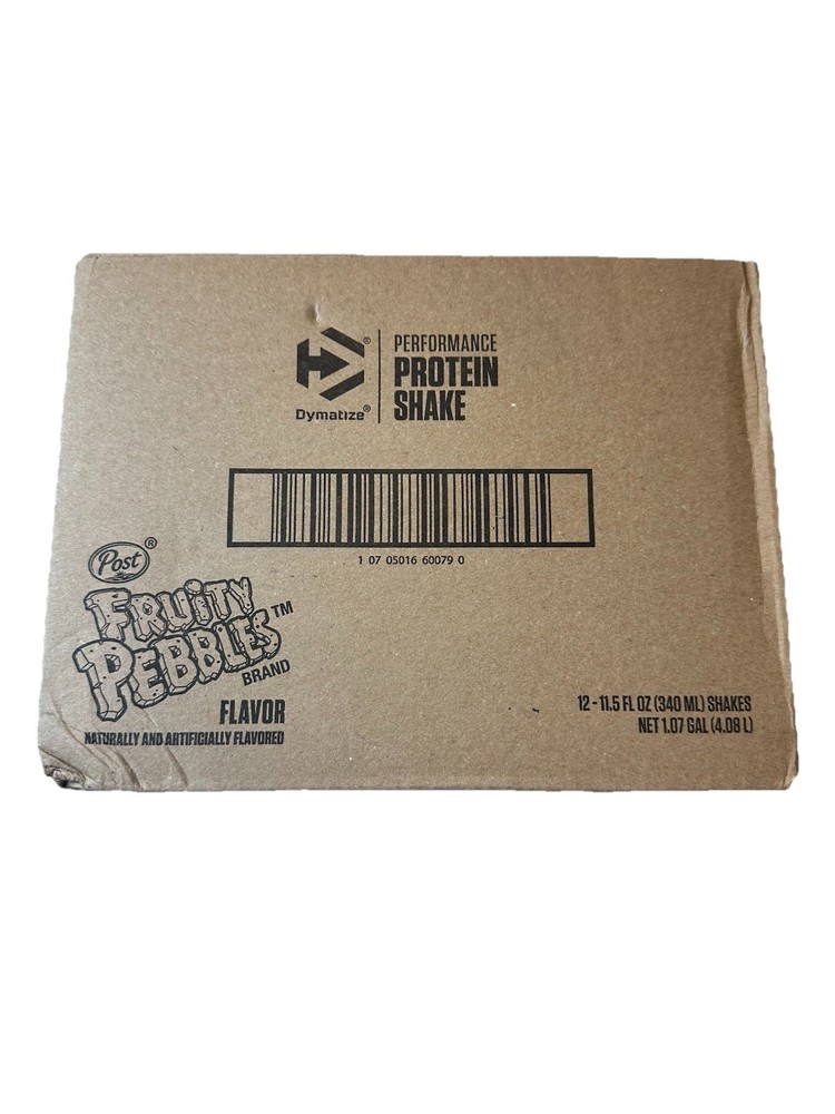 Dymatize Performance Protein Shake, Fruity Pebbles 12 Pack 11.5iz