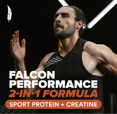 Birdman Falcon Vegan Protein Powder, Chocolate, 31g Protein, 28 Servings