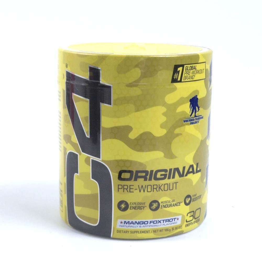 C4 PreWorkout – “Mango Foxtrot” – Wounded Warrior Project 30 Servings – NEW