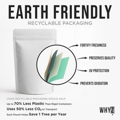 Whyz Pure Creatine HCL Powder Unflavored HCL Creatine Supplement Mix Non-GMO