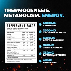 Thermogenic Pre Workout Rainbow Candy Flavor Increase Energy & Boost Workout