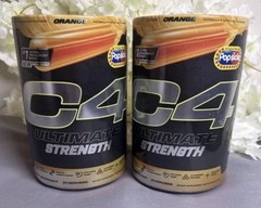 2 C4 Ultimate Strength Pre-Workout – Orange Popsicle (40 Servings) (2 Container)