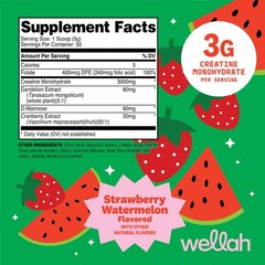 Creatine for Women (50 Servings) Strawberry Watermelon – 3g of Creatine Monoh…