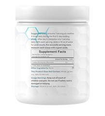Creatine Monohydrate Powder 5g 120 Servings Micronized Unflavored