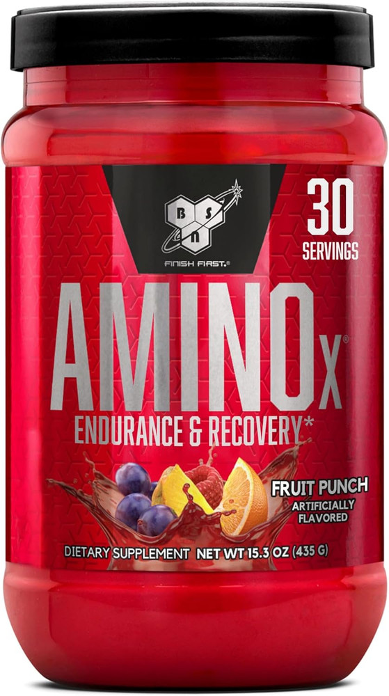 BSN Amino X Muscle Recovery & Endurance Powder, BCAAs, 10 Grams of Amino Acids,