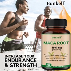 Maca Root 1500 Mg/serving Natural Energy Boost 30 To 120 Capsules