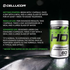 Cellucor SuperHD High-Definition Fat Burner – ALL SIZES!! PILLS & POWDER