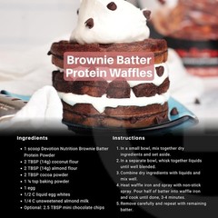Devotion Nutrition Protein Powder – Brownie Batter Original (2lbs)