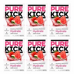 PURE KICK Hydrate Zero Sugar Electrolyte Drink Mix Strawberry Watermelon 36…