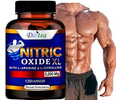 Nitric Oxide Booster L-Arginine, L-Citrulline 3000mg 120 Caps HIGHEST POTENCY
