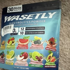 WASETLY Electrolyte Hydration Powder Variety Pack 30 Sticks Sugar-Free