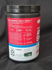 Enhanced Amino Energy & Focus Powder 30 Servings 9.5oz Fruit Punch Exp. 09/2027