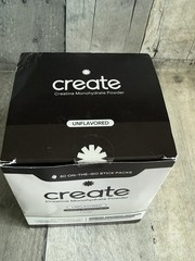 Create Single Serve Creatine Monohydrate Powder 30 Stick Packs.EXP 8/27 FREESHIP
