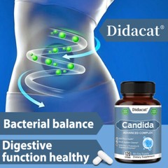 Candida Advanced Probiotic Support Intestinal Health Bacterial Balance 120 Count