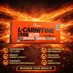 OLIMP L-CARNITINE 1500mg BIGGEST DOSE Slimming Diet Pills Weight Loss Fat Burner