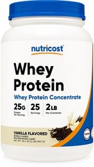 Nutricost Whey Protein Concentrate (Vanilla) 2LBS 2 Pound (Pack of 1)