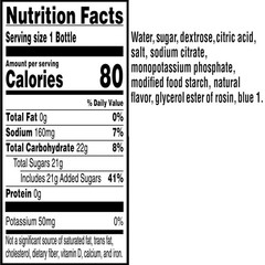 Pack of 12 Glacier Freeze Electrolyte Hydration Bottles – Perfect for Athletes