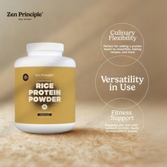Zen Principle Organic Brown Rice Protein 6 Lb. Usda Certified Organic.
