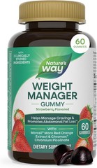 Nature’s Way Weight Manager Gummy, Helps Manage Cravings*(1), Supports Energy Me
