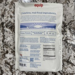 Equip Prime Salted Caramel Grass-Fed Beef Protein Powder 1.7lb Exp 2028 NEW