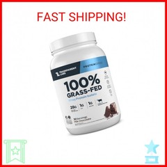 Transparent Labs Grass-Fed Whey Protein Isolate – Naturally Flavored, Gluten Fre