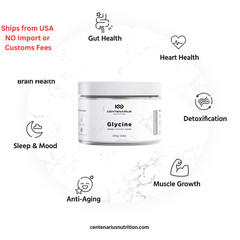 Premium Glycine Powder 250g | Amino Acids Supplement 8.8 Ounce (Pack of 1)