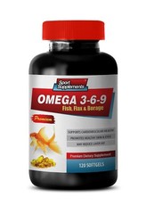 memory supplement – OMEGA 3 6 9 Fish Oil 1200mg – fat burner pills 1 Bottle