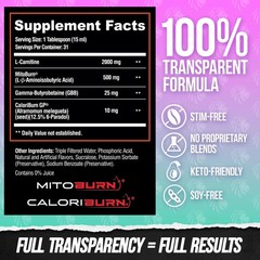 Alpha Lion BURN20 Burn 20 Stim-Free Liquid Thermogenic Fat Burner 3 Flavors 30sv