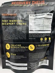 2 LOT of AfterBurn recovery Creatine Monohydrate Chews BCAAs,L-Glutamine Gummies