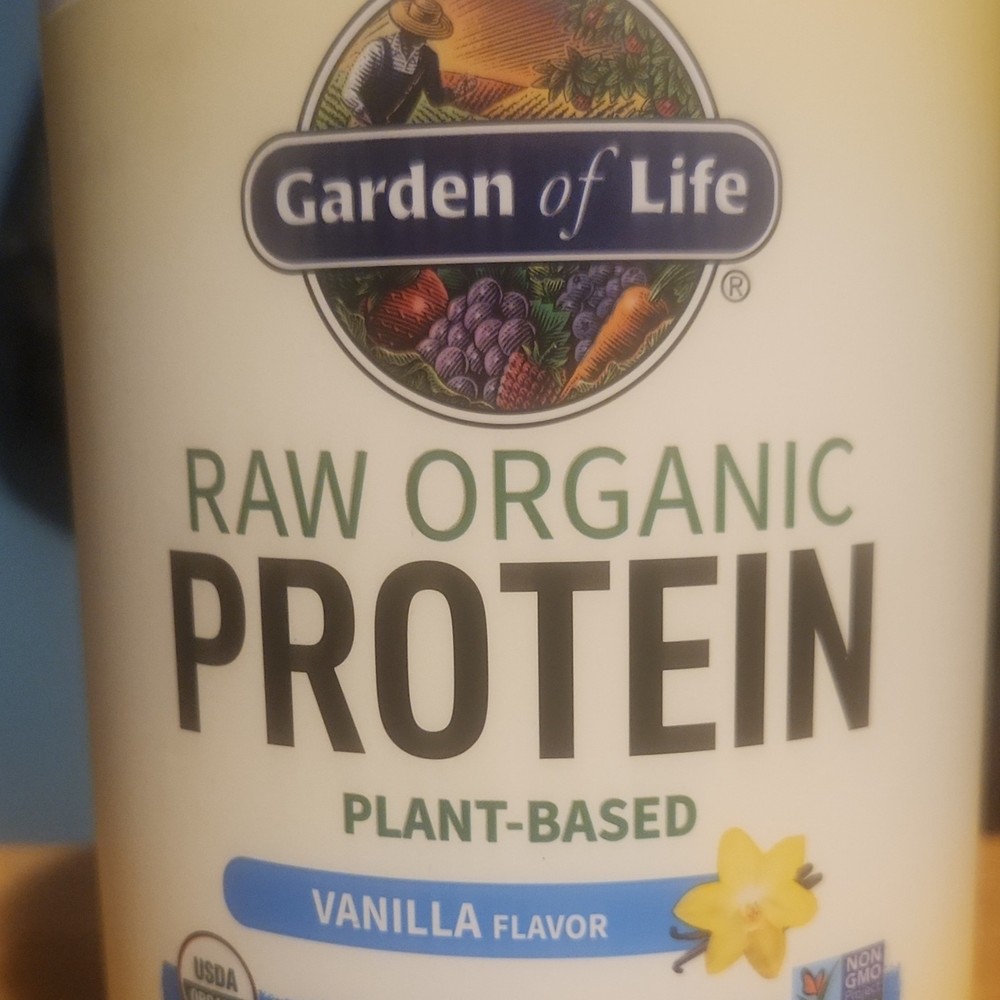 Garden of Life Raw Organic Plant-Based Protein Vanilla 20 Servings