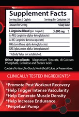 muscle building supplement – NITRIC OXIDE 3600mg – exercise performance boost 3B