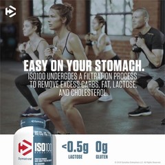 Dymatize ISO100 Hydrolyzed Whey Isolate Protein Powder, Gourmet Vanilla, 20 Serv