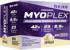 EAS Original Myoplex High Protein Meal Replacement 20 Individual Packs 6 Flavors