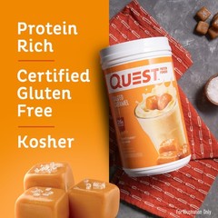 Quest Nutrition Salted Caramel Protein Powder, 26g 1.6 Pound (Pack of 1)