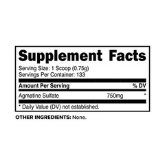 PrimaForce Agmatine Sulfate Powder, 100 Grams, for Nitric Oxide and Performance
