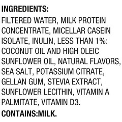Oikos Protein Shake, Salted Caramel, 30g High 12 Fl Oz (Pack of 4)