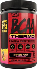 Mutant BCAA Thermo, Blue Raspberry,Tropical Punch. Candy Crush,(30 serve)