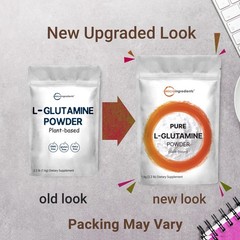 Pure L-Glutamine Powder, 2.2lbs (1kg) | Free Form 35.2 Ounce (Pack of 1)