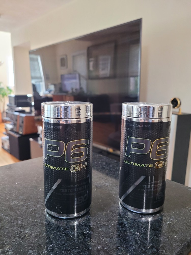 New Factory Sealed Cellucor P6 Ultimate GH – 180 Cap Exp: 09/26- Free Shipping!!