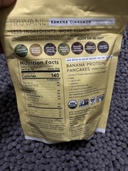 Truvani Organic Plant-Based Protein Powder Banana Cinnamon Non-GMO 315g