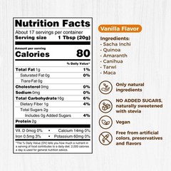 VANILLA – Antioxidant and anti-inflammatory powder – organic superfood Vegan