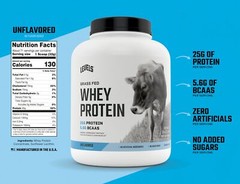 Levels Whey Protein Powder 71 Servings 25g Protein Unflavored Gluten Free