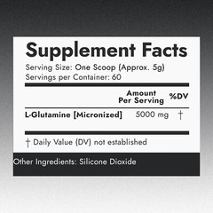 L-Glutamine [Micronized], Glutamine Powder, Pure Glutamine