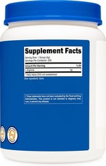L-Arginine Powder 1KG – Pure & Powerful 5g Servings for Enhanced Performance
