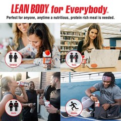 Labrada Lean Body Ready-To-Drink Chocolate Shake 20G Protein Whey Blend 0 Sugar