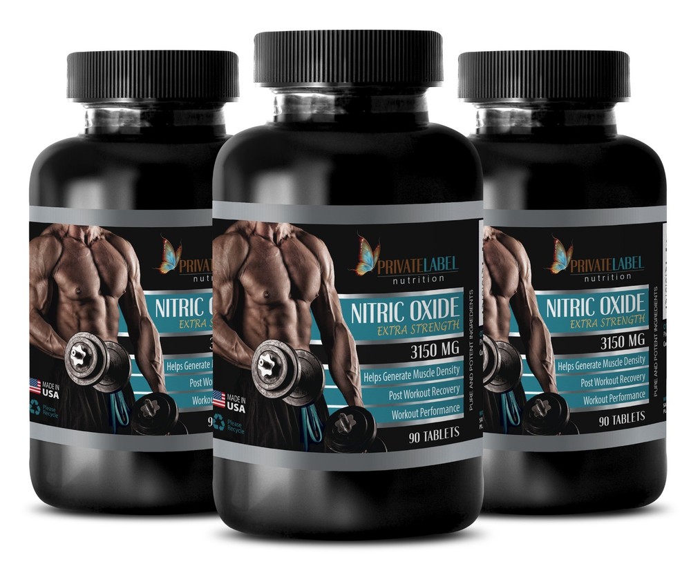 Nitric Oxide 3150mg – Serious Mass Gainer – 3 Bottles