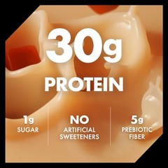 Oikos Protein Shake, Salted Caramel, 30g High 12 Fl Oz (Pack of 4)
