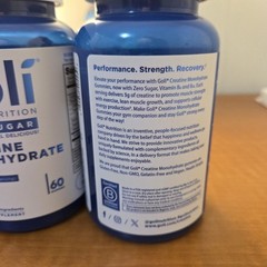 2x Goli Creatine Monohydrate Gummies Zero Sugar 60 Count 10/2027